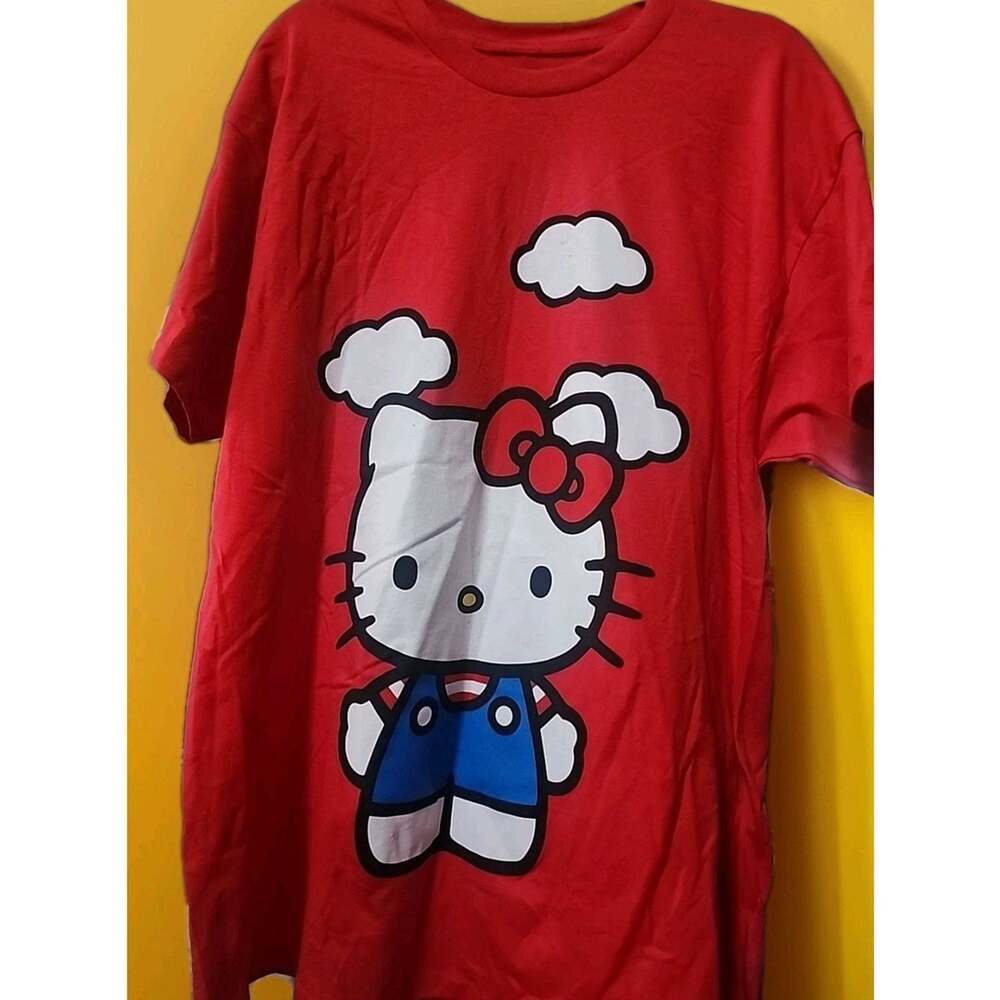 Hello Kitty Double Sided Sanrio Hybrid Large New Excellent A130 Oversized Nice